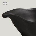 Ver imagem 7 de Kit 24 Molheiras 8x6cm Preto 40ml Cerâmica Porto Brasil Buffet Restaurante Oval Orgânico
