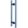Puxador Duplo para Porta 1000mm Inox Polido Premium Pr4140 Ducon Metais - 1