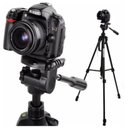 Ver imagem 1 de Tripé para Câmera Digital Com Nível e Suporte Para Celular 1.80 Mts