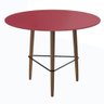 Conjunto com Mesa Gardênia Jester Red e 2 Banquetas Pretas - 2