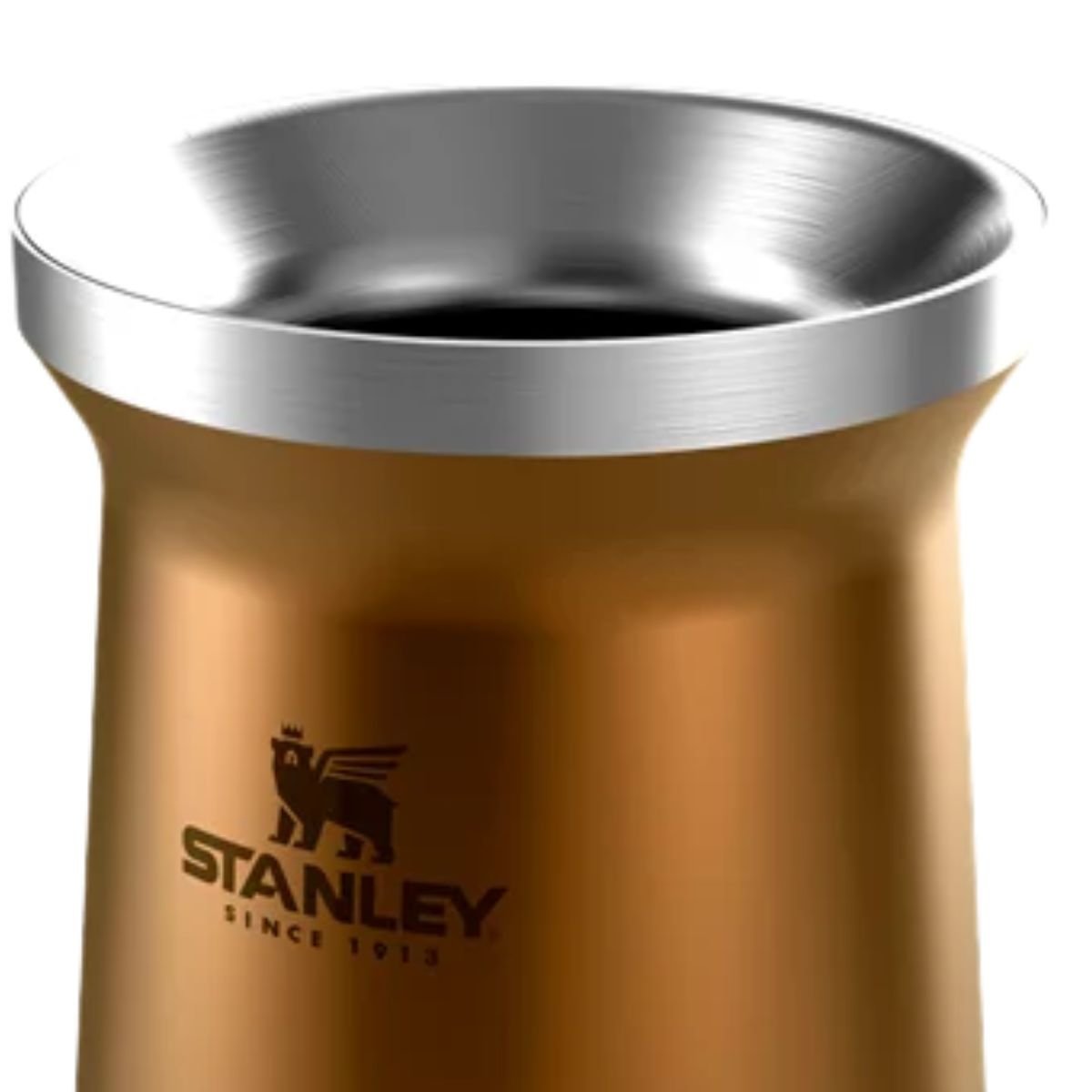 Kit chimarrão cuia Stanley térmica verde, Bomba aço inox e garrafa térmica  Stanley 0,95 Litros 