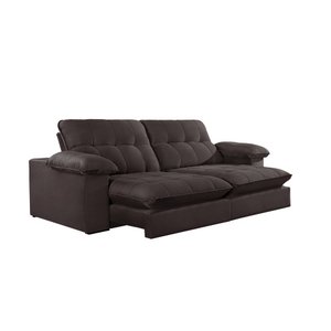 Sofá Retrátil Juiz de Fora 2,50m 4 Lugares Molas Ensacadas Txr