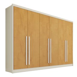Guarda Roupa Valência 6 Postas 6 Gavetas Mdf - Mademarcs - 2