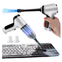Ver imagem 3 de Mini Aspirador Pó e Soprador de Ar Portátil 2 em 1 Recarregavel Usb