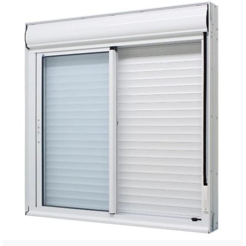 Janela C/persiana Integrada Alumínio Branco 2fls Móveis L20 - 120x140