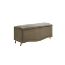 Ver imagem 6 de Conjunto Cabeceira/calçadeira Holanda 1,95 Marrom Castor - Shop Das Cabeceiras