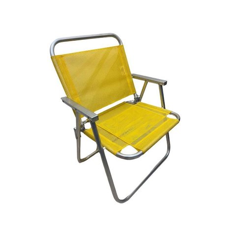 Cadeira de Praia Conforto Oversize 140kg Sanete Ronchetti