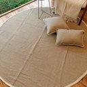 Ver mais imagens de Tapete Tear Redondo Versatto Dupla Face Nude Cru 140 cm