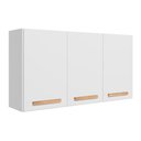Ver imagem 1 de Armario Aereo de Cozinha Intenza 120 Cm com 3 Portas Branco