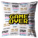 Ver imagem 3 de Kit 6 Almofadas Cheias Estampadas Infantil 40cm X 40cm Zíper Invisível Digital Menino Game