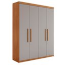 Ver imagem 1 de Guarda Roupa Solteiro Hera 4 Portas Mdf Rufato