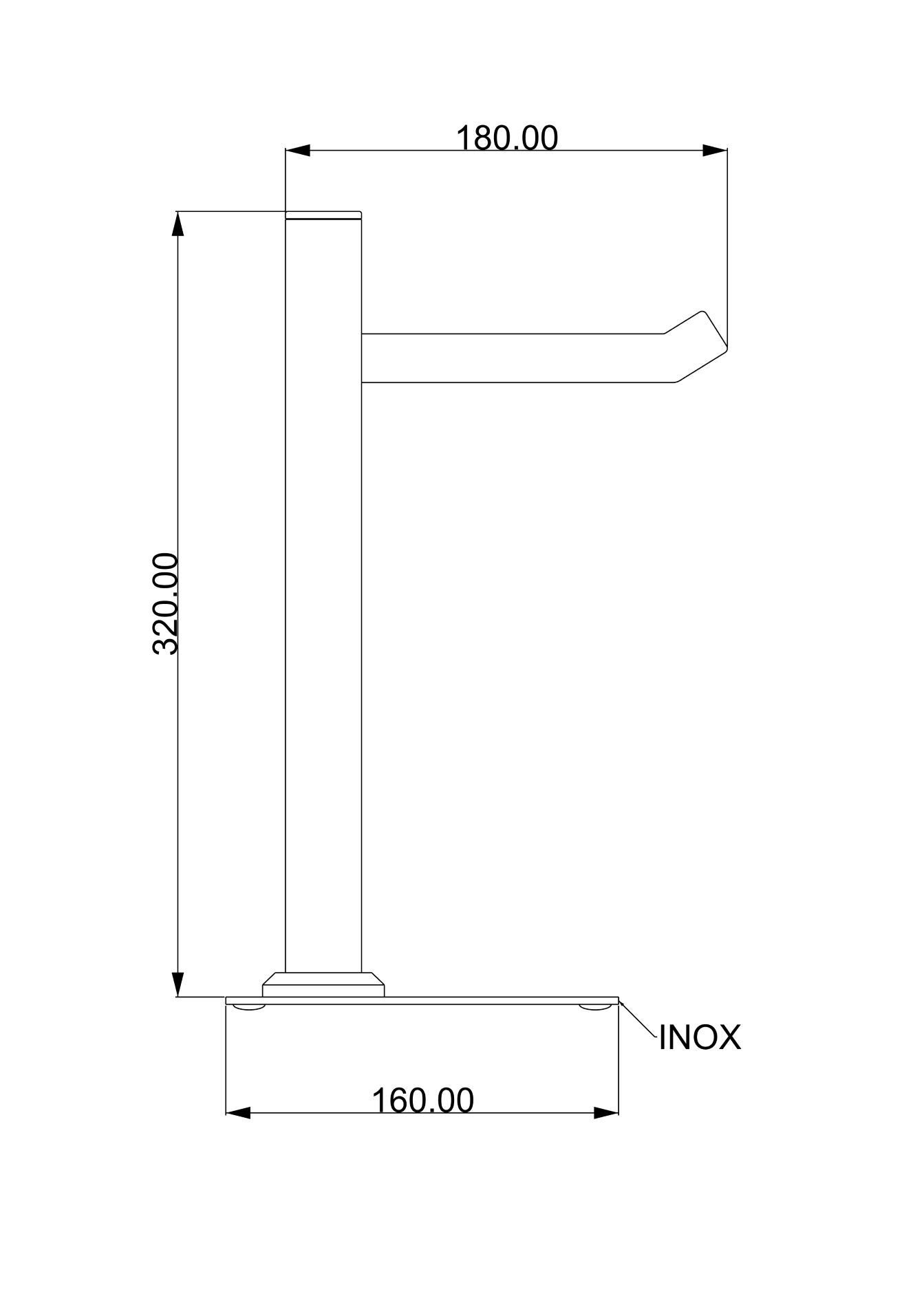 Porta Toalha de Bancada Premium Pr4082 Ducon Metais - 2