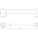 Ver imagem 4 de Porta Toalha de Banho Duplo 51cm Premium Pr4090 Ducon Metais