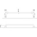 Ver imagem 3 de Barra de Apoio 80cm Aço Premium Pr4200 Ducon Metais