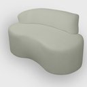 Ver imagem 6 de Sofa Organico Curvo 2 Lugares 145 Cm Boucle Menta