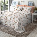 Ver imagem 2 de Jogo de Cama Queen Size 150 Fios Fiori - Júlia (7812)