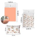 Ver imagem 5 de Jogo de Cama Queen Size 150 Fios Fiori - Júlia (7812)