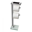 Ver imagem 4 de Papeleira de Chão 2 Hastes com Suporte para Celular Premium Pr4078 Ducon Metais