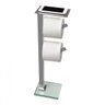 Papeleira de Chão 2 Hastes com Suporte para Celular Premium Pr4078 Ducon Metais - 4