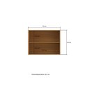 Ver imagem 2 de Armário Aéreo 2 Portas Cozinha Nature 70cm Safira MDF