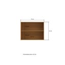 Ver imagem 2 de Armário Aéreo 2 Portas Cozinha Nature 70cm Safira MDF