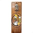 Ver imagem 1 de Abridor Garrafas Entalhado Homer Simpson com Caneca e Caixa:marrom