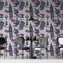 Ver imagem 2 de Papel de Parede Casual Londres Comida Gh Papel de Parede 3,3m