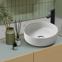 Ver imagem 4 de Cuba de Bancada Banheiro Louça com Valvula, 37x37 Mx212 Cor:branco Fosco