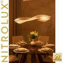 Ver imagem 7 de Lustre Pendente Dourado Rose Linear Moderna Led 25w 3000k Rose Gold