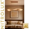 Lustre Pendente Dourado Rose Linear Moderna Led 25w 3000k Rose Gold - 5
