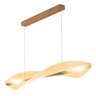 Lustre Pendente Dourado Rose Linear Moderna Led 25w 3000k Rose Gold - 1