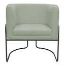 Ver imagem 6 de Poltrona Decorativa Betina Base Aço Preto Bouclé Verde Claro - Nexta Casa