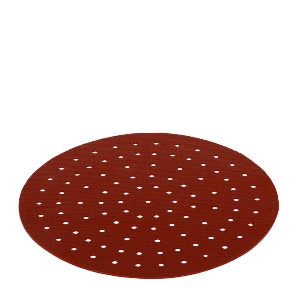 Tapete Perfurado de Silicone para Air Fryer 19 Cm Ø Vermelho Vem - 2