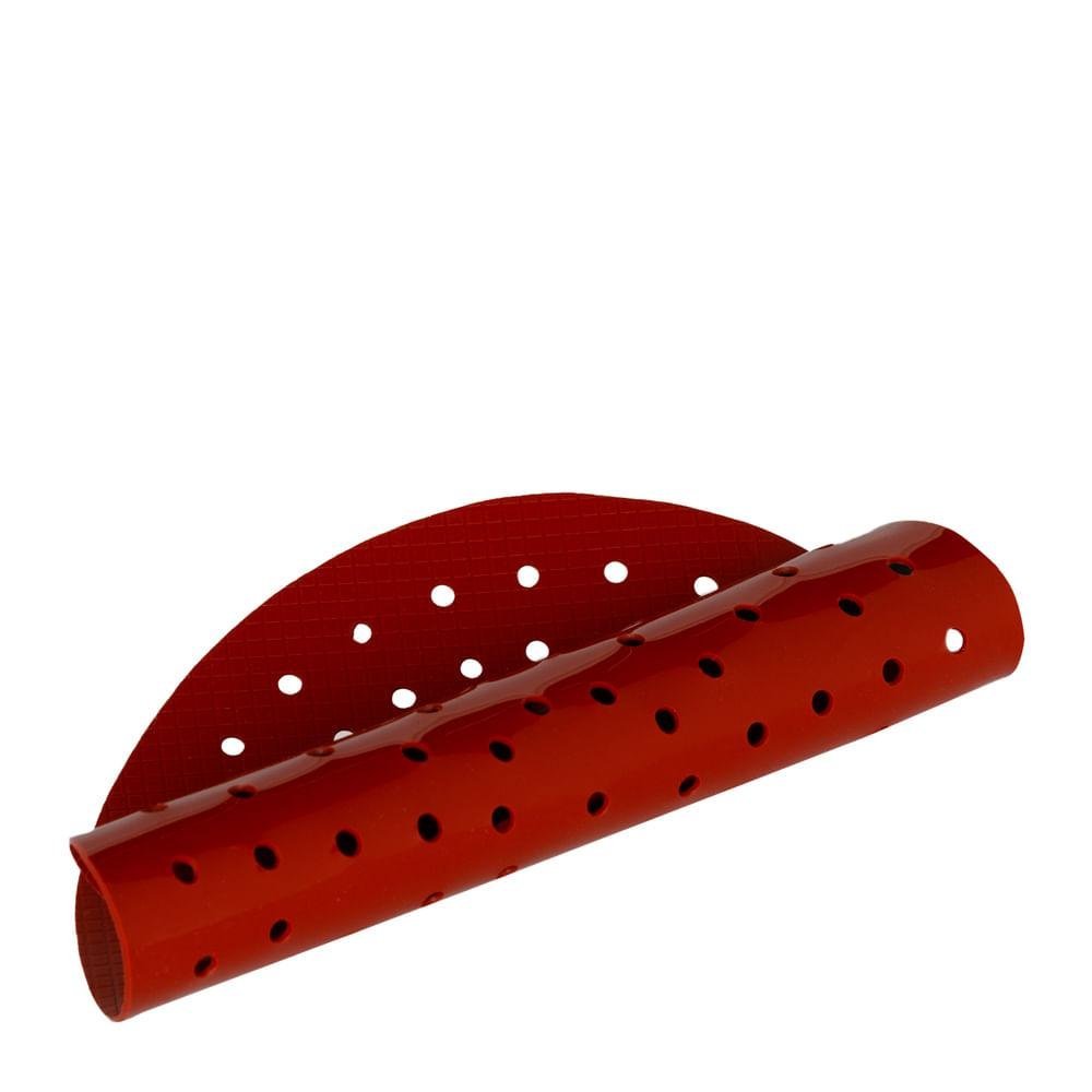 Tapete Perfurado de Silicone para Air Fryer 19 Cm Ø Vermelho Vem - 3