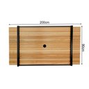 Ver imagem 4 de Painel para Tv até 75 Polegadas Ripado Becca Estilo Industrial 200 X 90cm