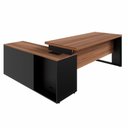 Ver imagem 4 de Mesa Dinâmica 1,70m C/ Armário e Cx de Tomadas Pés Metal F5