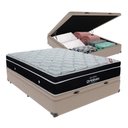 Ver imagem 1 de Elegant Ortobom Base Baú Bege Casal Mola Ensacada Europillow Bege