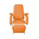 Ver imagem 1 de Poltrona Hospitalar para Coleta e Hemodiálise Standard Laranja