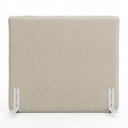 Ver imagem 4 de Cabeceira para Cama Box Queen Size Mirella 160cm Moderna com Frame Linho Bege - Abmaza