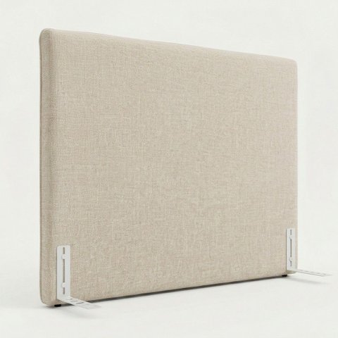 Cabeceira para Cama Box Queen Size Mirella 160cm Moderna com Frame Linho Bege - Abmaza