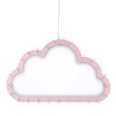 Ver imagem 3 de Luminária Pendente Madeira Nuvem 50cm Soquete E27 Infantil:Rosa Claro