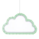 Ver imagem 3 de Luminária Pendente Madeira Nuvem 50cm Soquete E27 Infantil:Verde Água