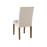 Cadeira Alfa Treo Made Móveis Madeira Maciça Cores Neutras Revestida com Tecido Lindo para Sala de J - 3