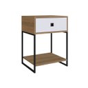 Ver imagem 2 de Mesa de Cabeceira Cama Lateral Mesinha P/ Abajur Luminária:branco