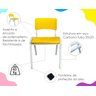 Kit 5 Cadeiras Infantil Iso Colors Brinquedoteca Escolas Ecomhome - 7