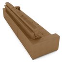 Ver mais imagens de Sofá Retrátil 5 Lugares 374cm 3 Módulos Nero com USB Couro Caramelo G52 - Gran Belo