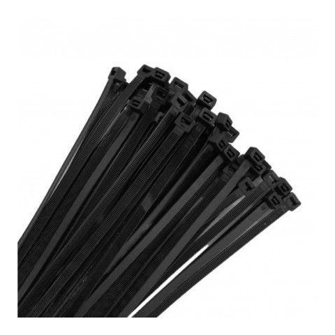 Abraçadeiras Nylon de Plástico Tools 500x4,8mm 50 Unidades Preta