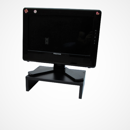 Suporte Mesa MDF Para Monitor e Tela LCD 30 x 20 cm 8,5 cm Alt - 2