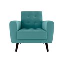Ver imagem 3 de Poltrona Decorativa Lívia Veludo Verde Menta E437 - Matrix