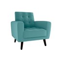 Ver imagem 2 de Poltrona Decorativa Lívia Veludo Verde Menta E437 - Matrix